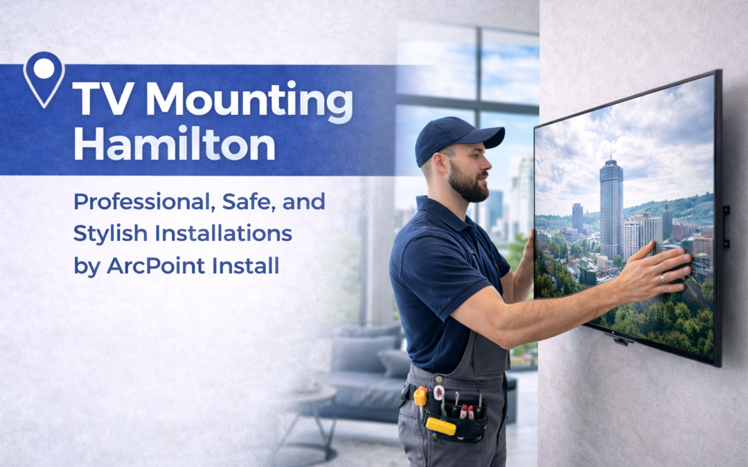 TV Mounting Hamilton: Professional, Safe, and Stylish Installations by ArcPoint Install